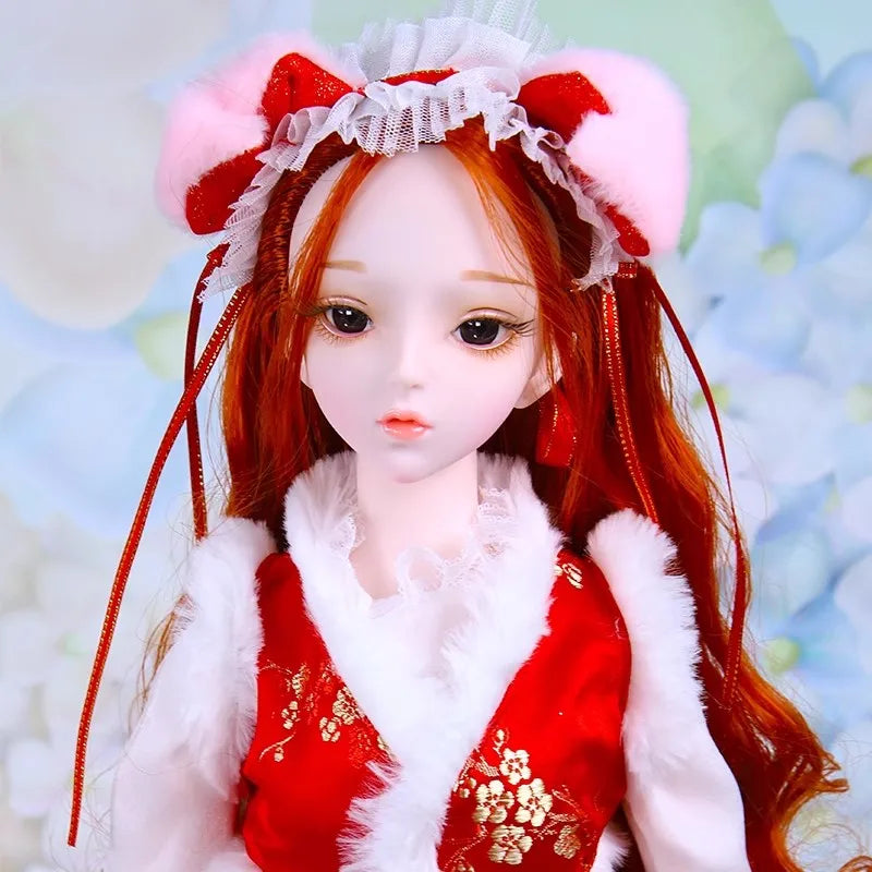 Special Price DBS Doll 1/3 BJD Mechanical Joint Body With Makeup Including Hair Eyes Clothes 62cm Height Girls Dream Fairy