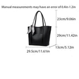 Genuine Soft Leather Tote Bag Women's Large Capacity Carrying Bags Designer Handbag Vintage Shoulder Bag Brand Commuting Bags