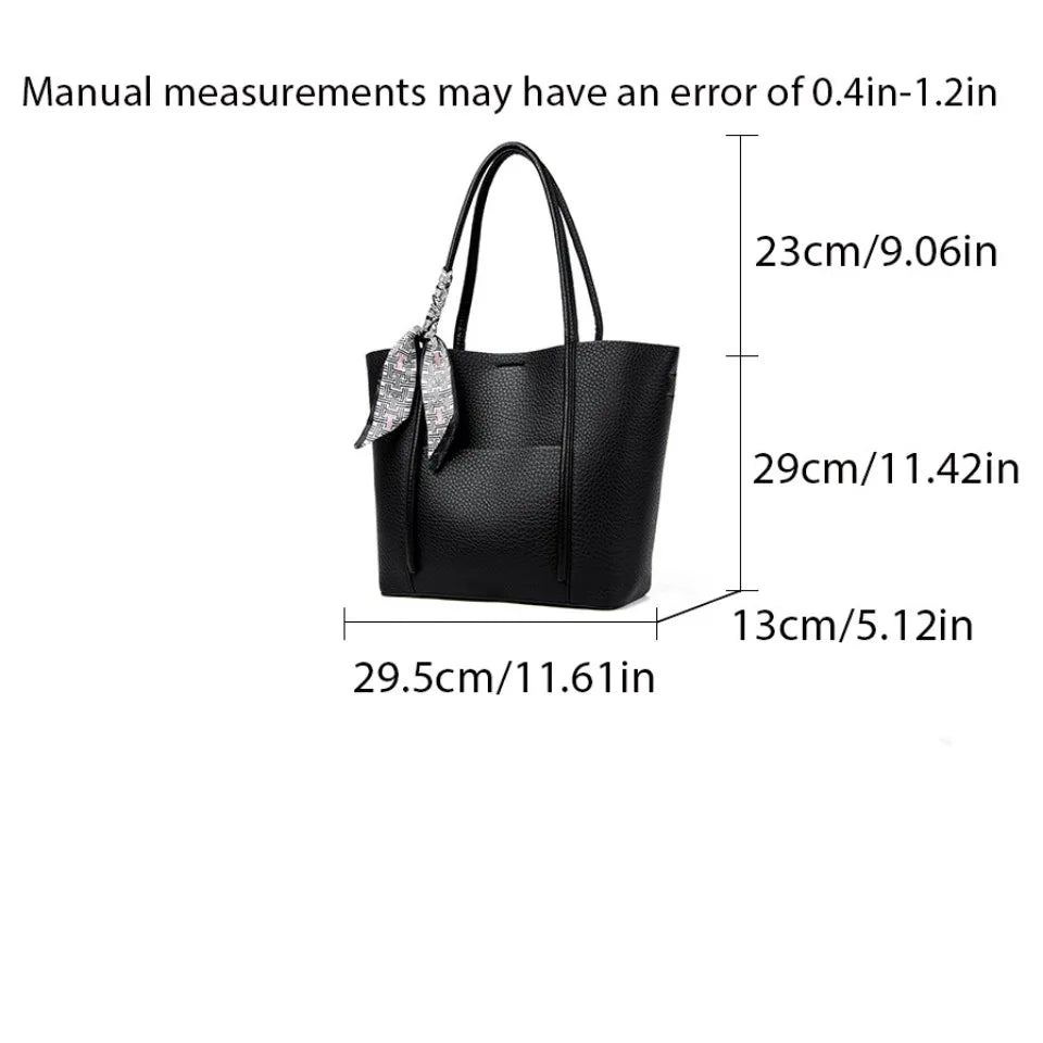 Genuine Soft Leather Tote Bag Women's Large Capacity Carrying Bags Designer Handbag Vintage Shoulder Bag Brand Commuting Bags