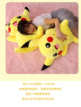 25/45/55/65CM Pokemon Pikachu Plush Doll Japanese Cartoon Animal Stuffed Toy Kawaii Pikachu Ornaments Sofa Cushion Plushies Gift