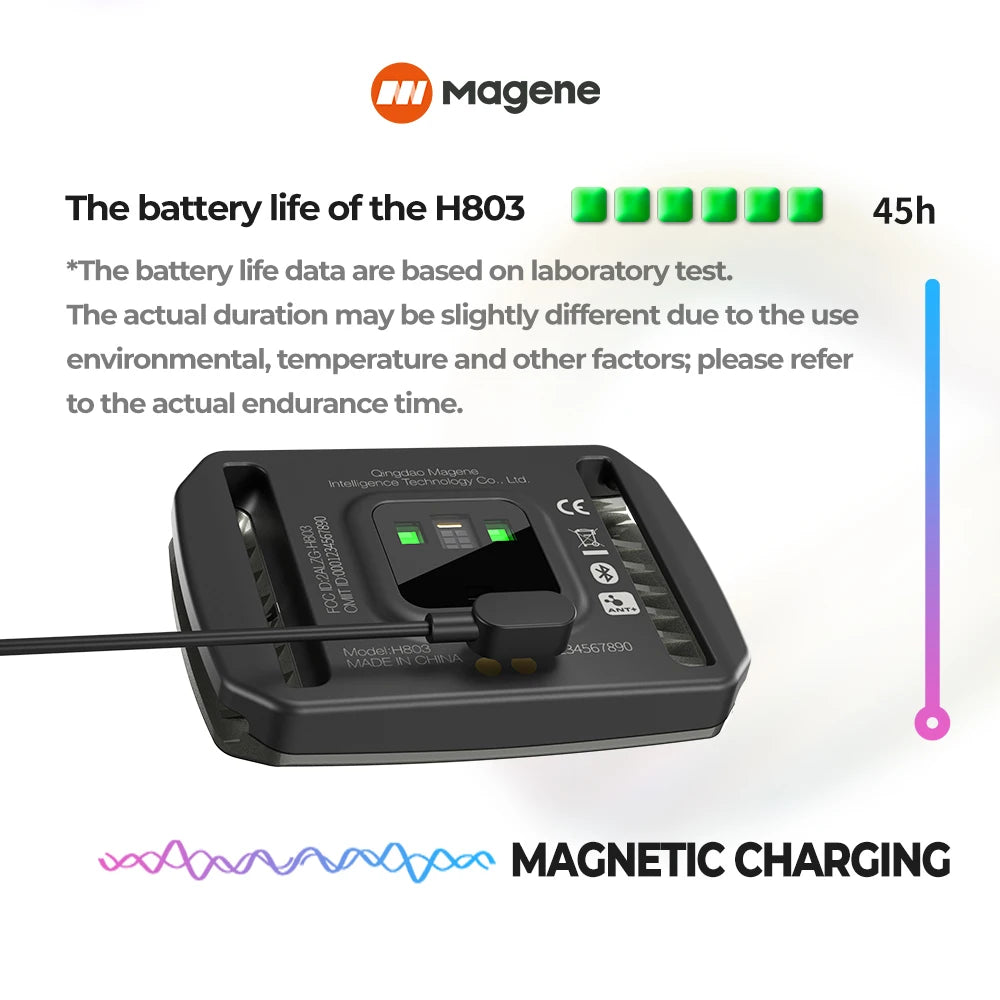 Magene H803 Heart Rate Armband | Dual-Mode ANT+ & Bluetooth
