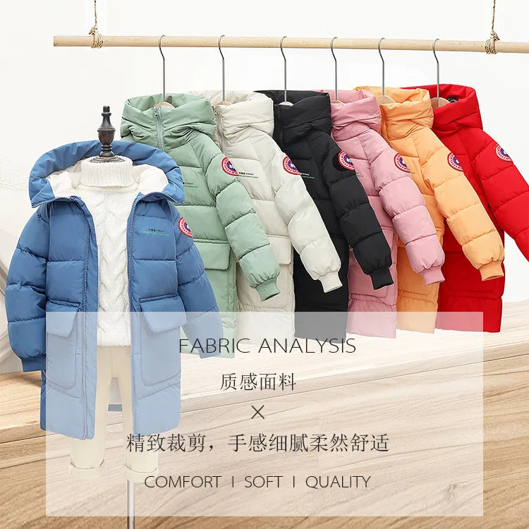 Boys’ Winter Long-Hooded Parka