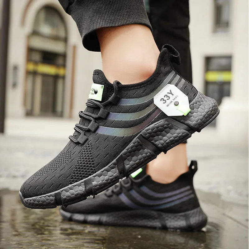 Men's Breathable Mesh Walking Sneakers