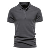 AIOPESON Cotton Polo Shirt for Men – Classic Fit