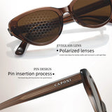 CAPONI Cat Eye Polarized Sunglasses for Women