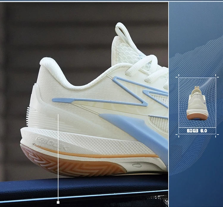 361 Degrees BIG3 6.0 Men's Basketball Sports Shoes Wear-Resistant Non-Slip Combat Breathable Rebound Sneakers Male 672521121