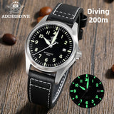 ADDIESDIVE Watches For Men C3 Super Luminous 200m Waterproof  Japan 8215 316L Stainless Reloj Hombre Automatic Mechanical Watch