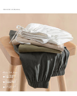 High-Waisted Linen-Style Bow Sash Shorts