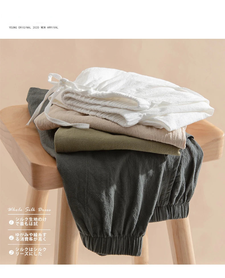 High-Waisted Linen-Style Bow Sash Shorts