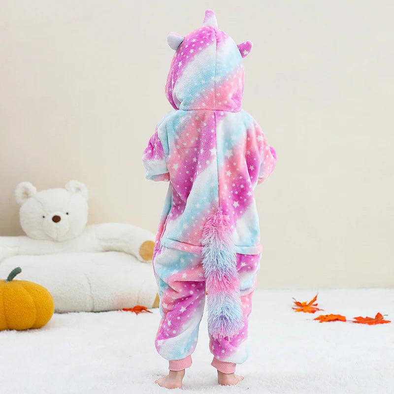 Kids' Capybara Flannel Onesie