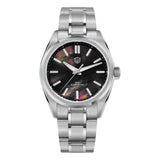 Watchdives WD0003C Quartz Watch VH31 Sweep Seconds Movement 38mm Ice Crack Dial Sapphire Luminous 100m Waterproof Men Wristwatch