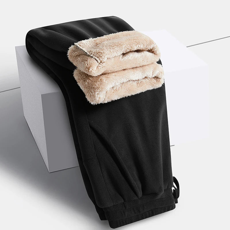 Unisex Fleece-Lined Winter Sweatpants