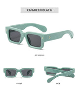 Retro Square Sunglasses – UV400 Luxury Shades