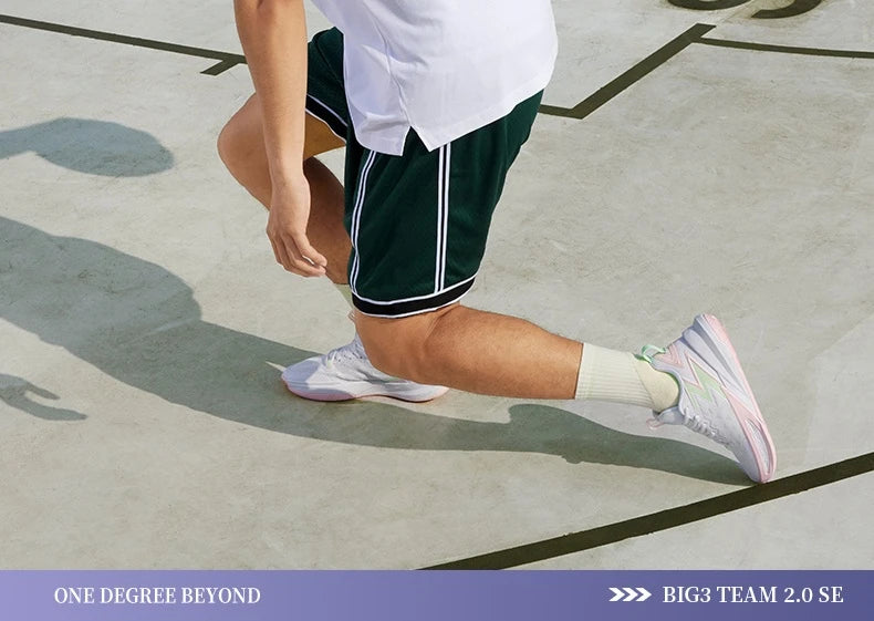 361 Degrees BIG3 Team 2.0 SE Men Basketball Shoe New Breathable Wear-resistant Stable Rebound Non-slip Male Sneakers 672511119