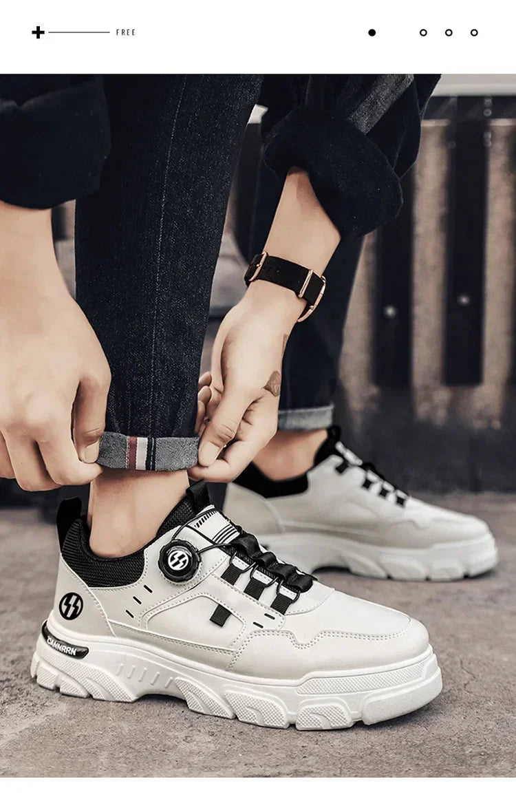Men’s Autumn Leather Casual Sneakers