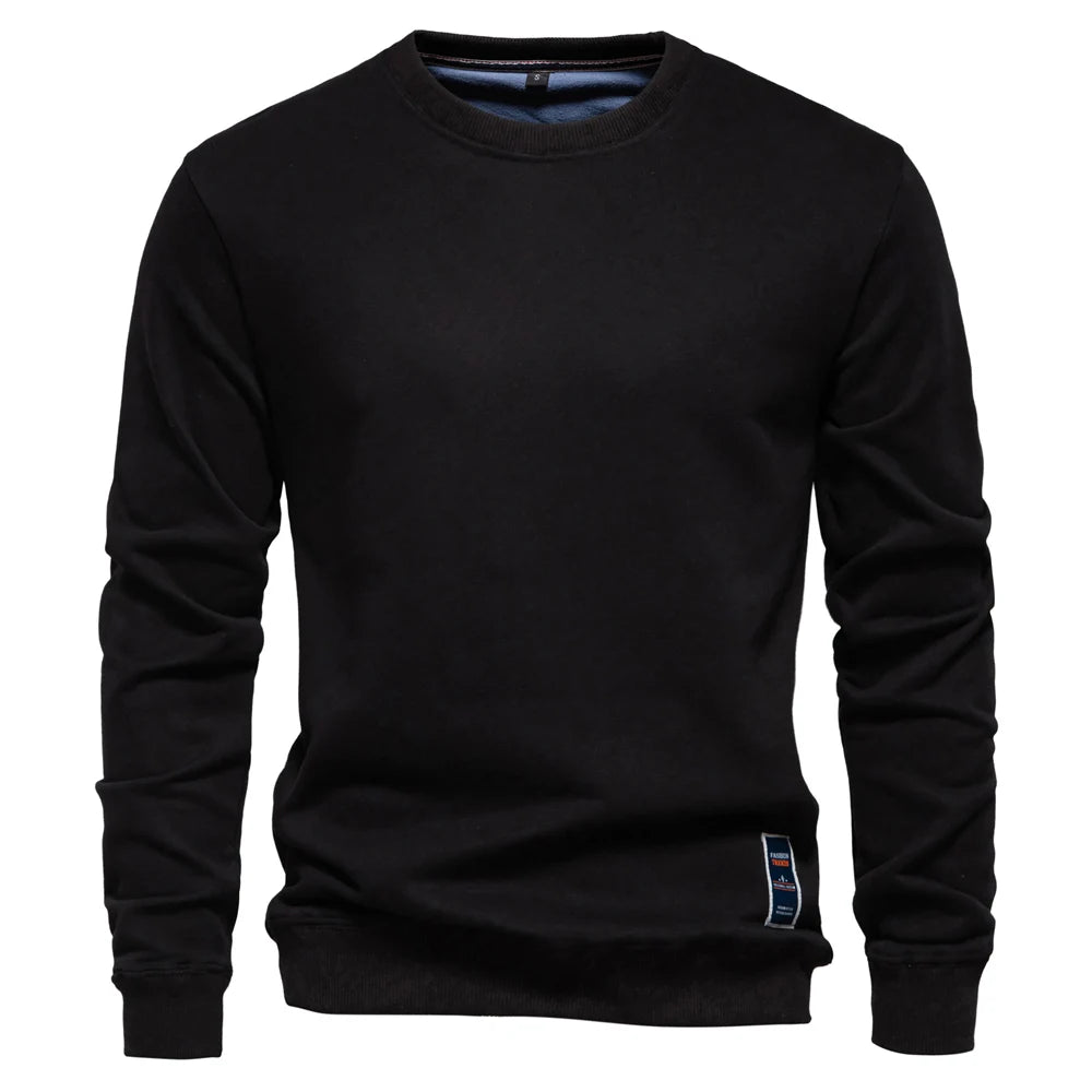 Men’s Cotton-Blend Crew Neck Sweatshirt