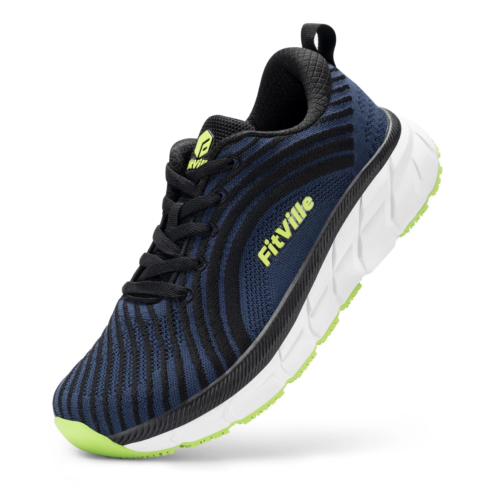 FitVille Wide Toe Box Running Shoes for Men | FlowCore V2