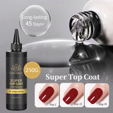 BORN PRETTY 250g Super Top Coat Gel Nail Polish Base Gel Matte Top Coat Semi-Permanent Varnish Soak Off Nail Art Functional Gel