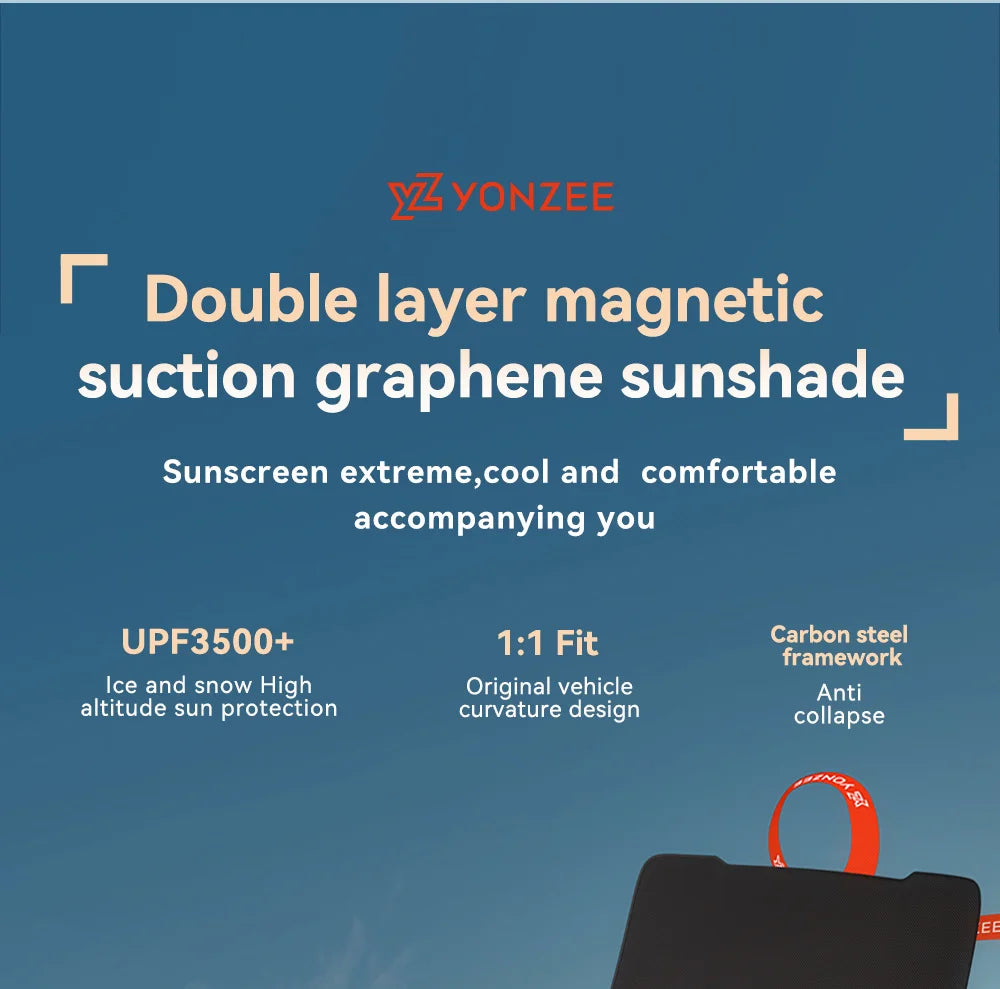 Tesla Model 3/Y Graphene Honeycomb Roof Sunshade Set