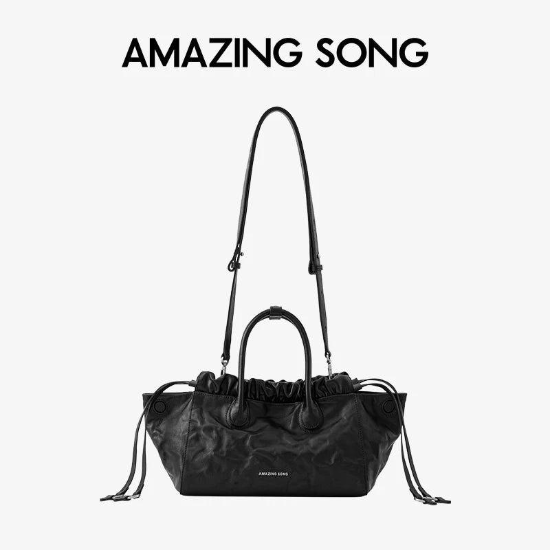 Amazing Song Cloud Hobo Bag – Genuine Leather Crossbody