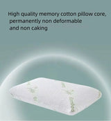 Bamboo fiber slow rebound bread memory pillow for protection, space cotton invisible zipper design, single person adult pillow c