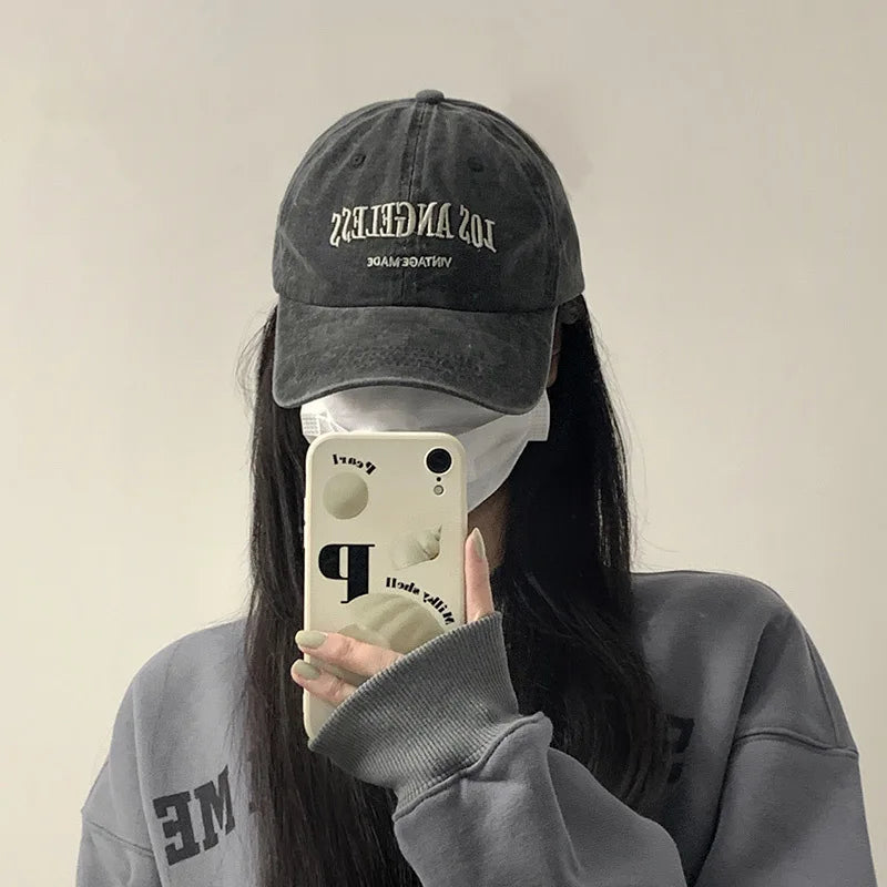 Unisex Washed Embroidered Baseball Cap