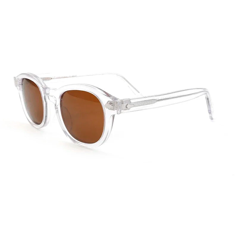 Johnny Depp Polarized Sunglasses Men Sun Glasses Woman Luxury Brand Vintage Acetate Frame Goggles