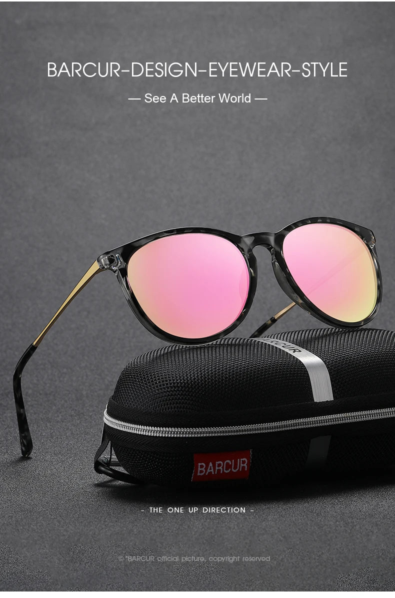 BARCUR Classic Polarized Sunglasses For Both Men Women Essential For Outdoor Driving Business Leisure Sunglasses