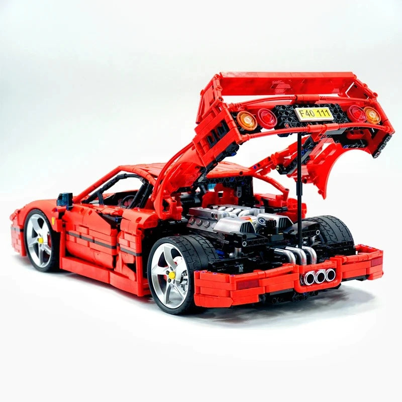 4026PCS Technical LOX Edition F40  Assembly MOC 140629 Building Block Car Supercar Model Adult High Difficulty Racing Toys