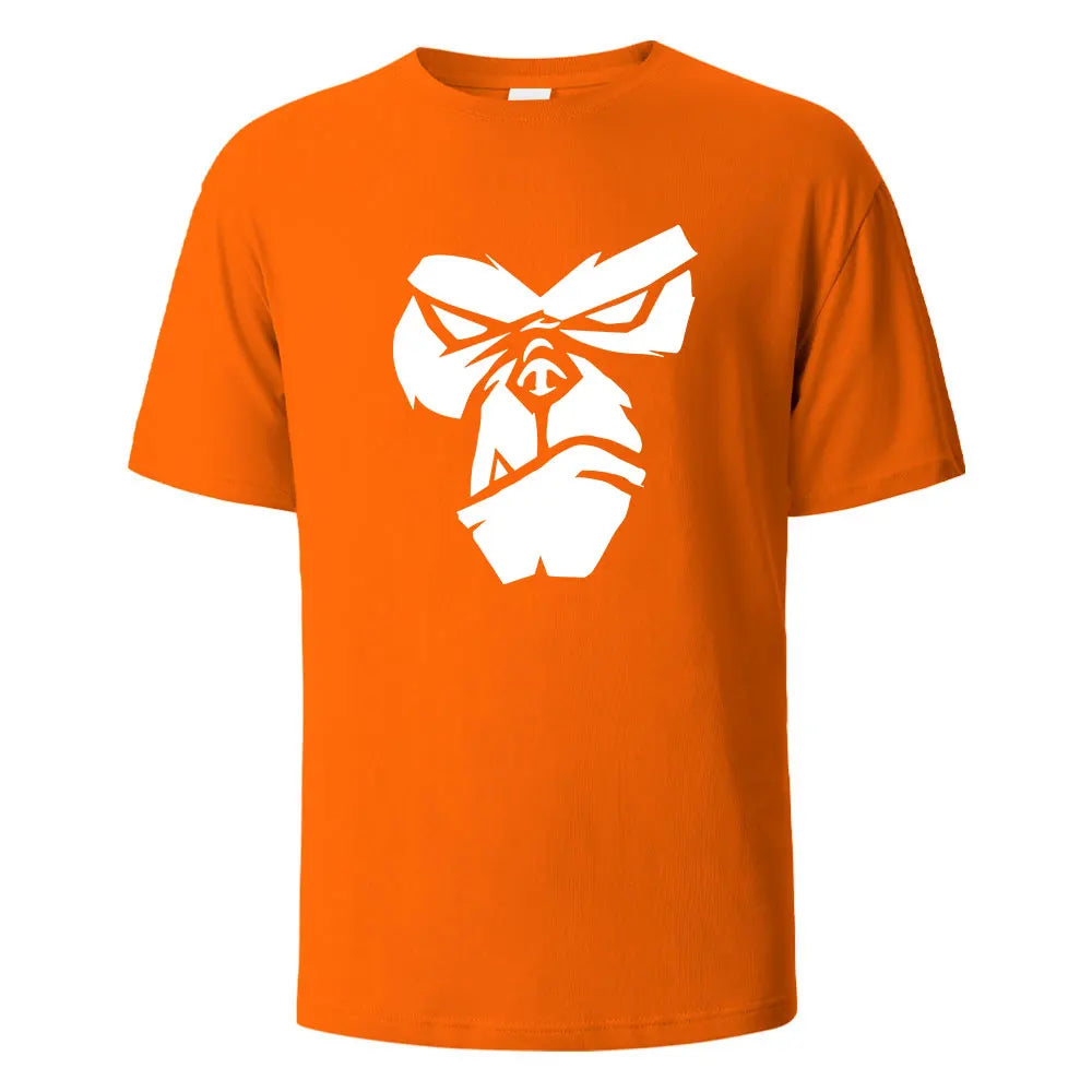 Gorilla Face Graphic Cotton T-Shirt