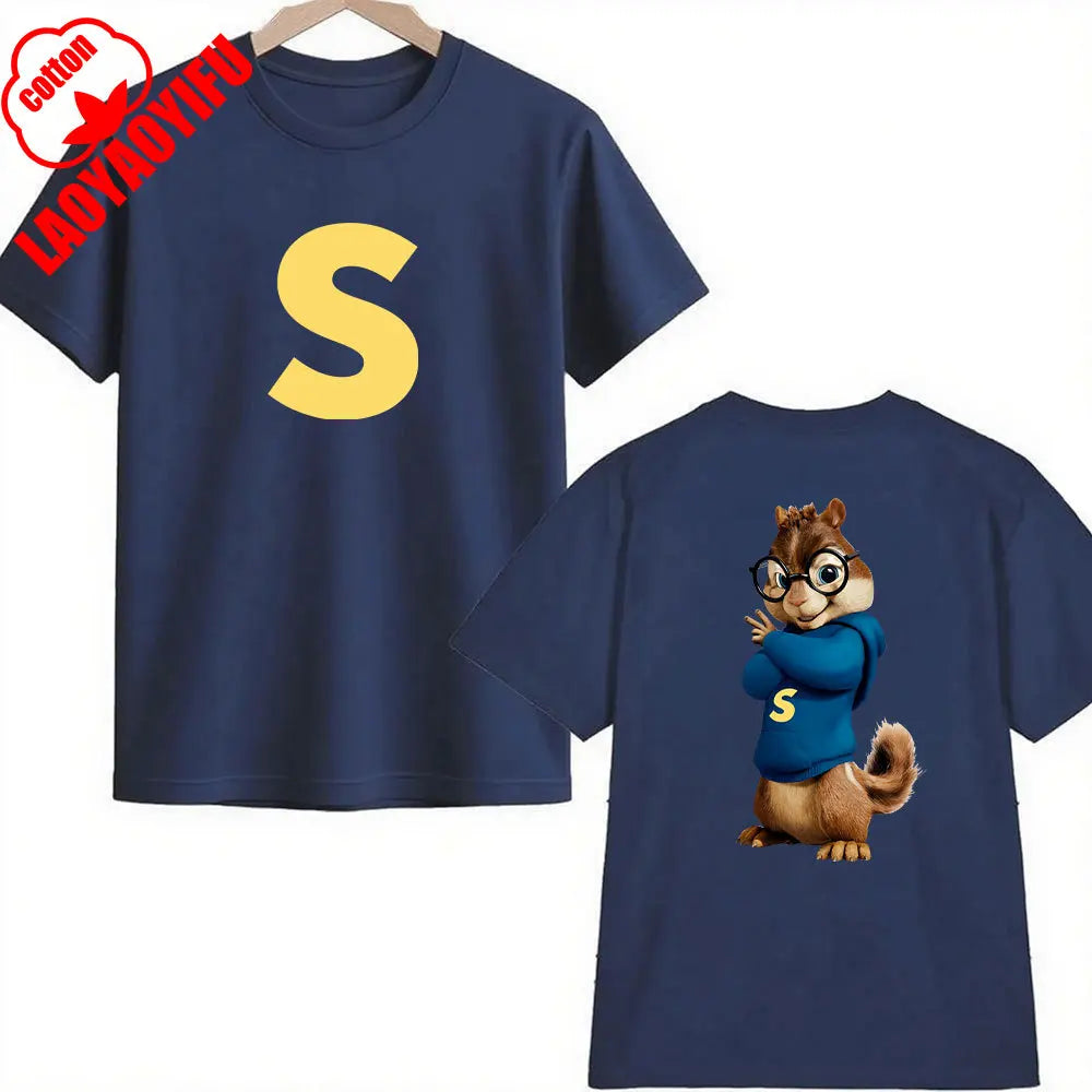 Alvin and the Chipmunks Double-Sided Cotton Tee