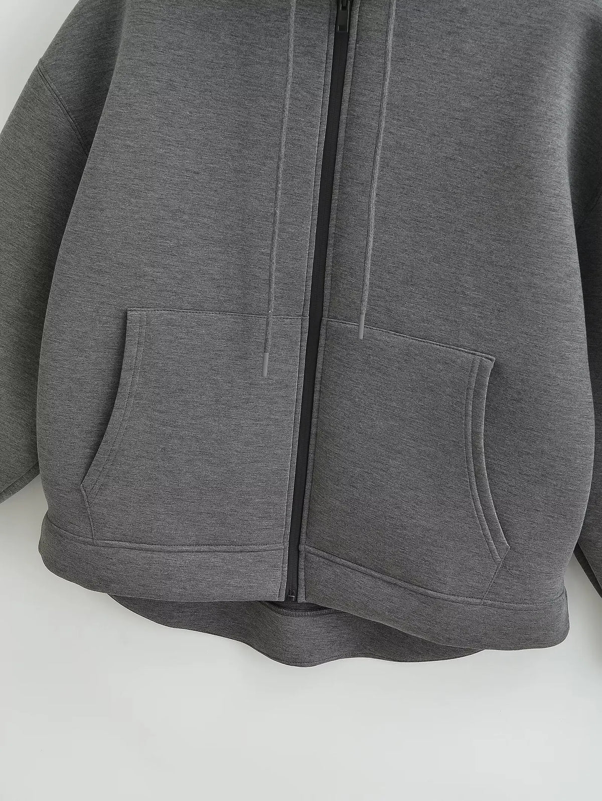 Women's Relaxed Zip-Up Hoodie with Pockets