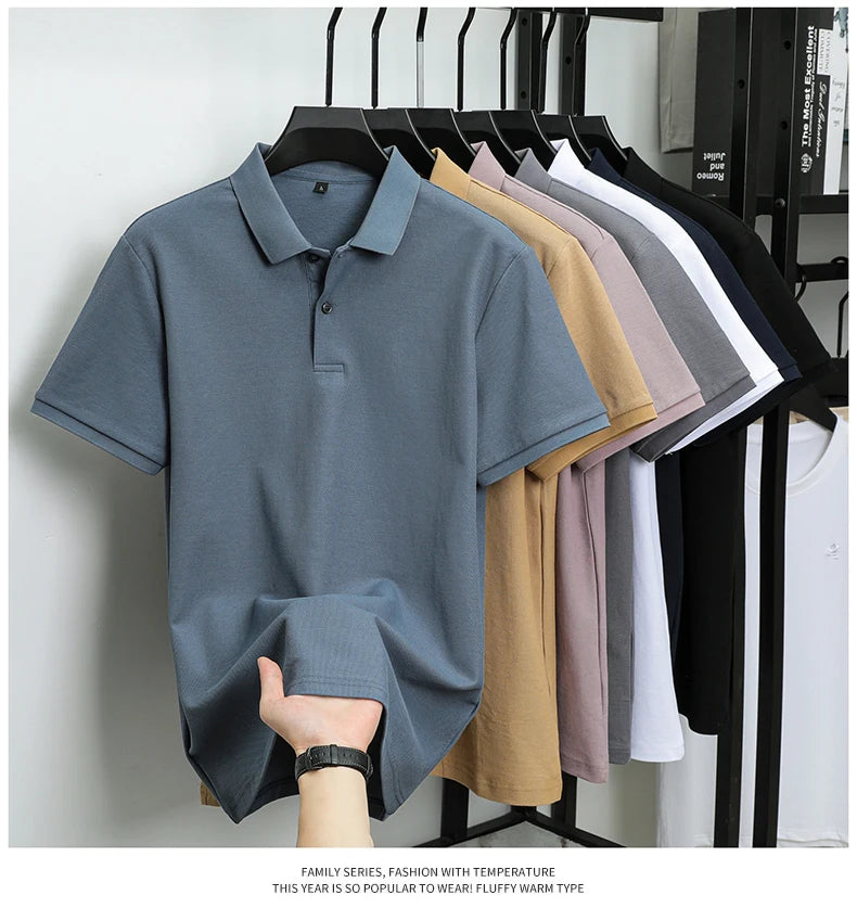 Premium 100% Cotton Polo Shirt for Men | Smart Casual