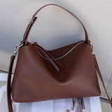 Luxury Suede Boston Tote