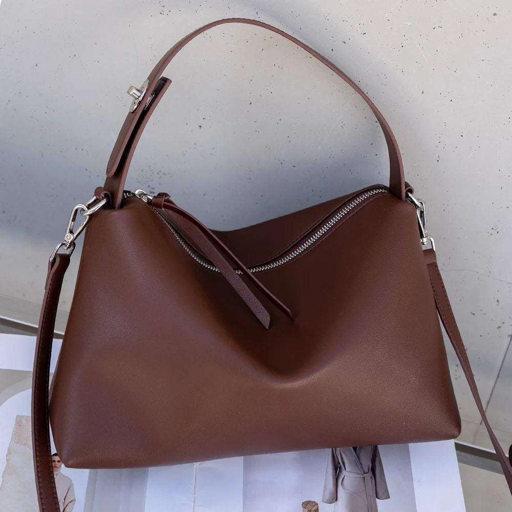 Luxury Suede Boston Tote