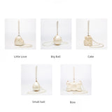 New Handbag Shoulder Crossbody Bag Special Shape Fashion Acrylic Shell Clutch Evening Bags Wedding Party Women Bead Luxury Brand