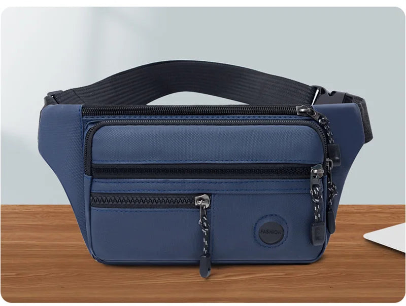 Fashion Unisex Waterproof Waist Bag Pack Male Belt Pouch Ladies Kangaroo Hip Phone Work Purse - Travel Gear for Men and Women