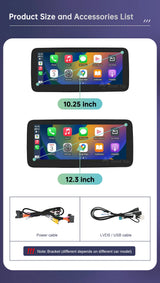 Mercedes Benz W205 GLC CarPlay & Android Auto Screen