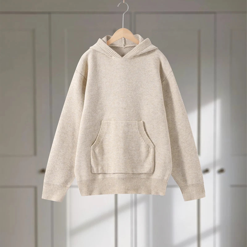 Women's Relaxed Hooded Pullover Sweater