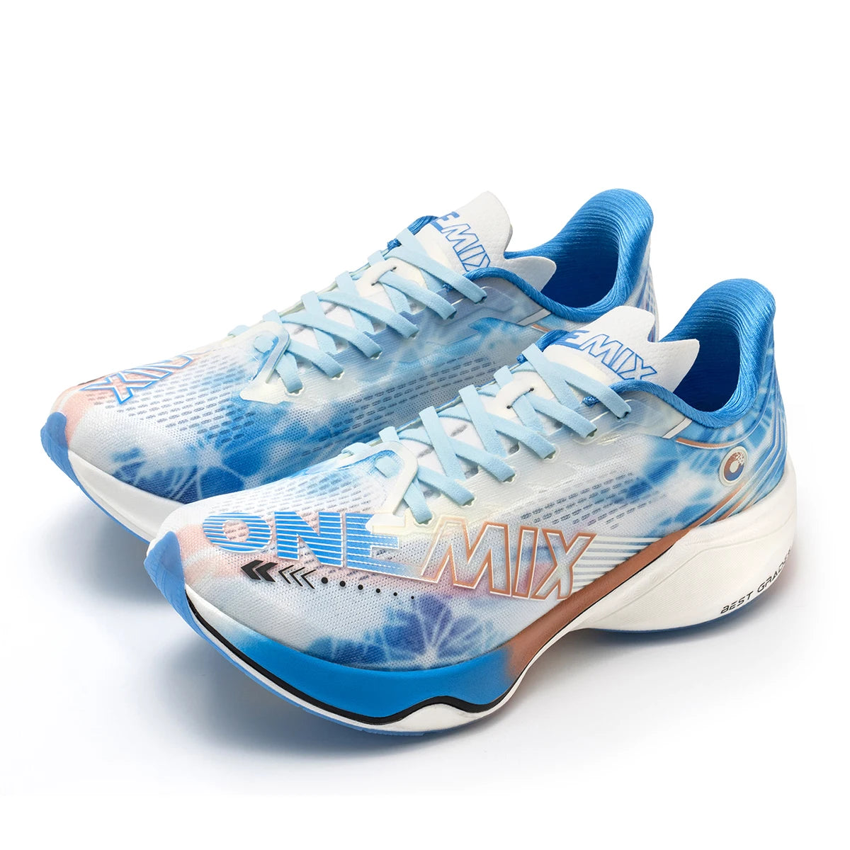 ONEMIX Marathon Carbon Plate Running Shoes Shock Absorption Ultra-light Sports Shoes Rebound Technology Outdoor Men Sneakers