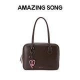 Amazing Song Toast Bag Large Leather Crossbody