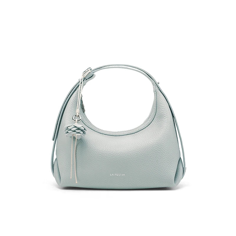 LA FESTIN Original Handbag Women New Shoulder Bags Fashion Half Moon Bag Crossbody Bag Luxury Brand Bags Ladies Leather Bag