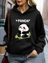 Cute Cartoon Panda Hoodie – Cozy Autumn/Winter Casual Sweatshirt