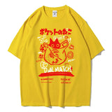 Kawaii Cat Harajuku Streetwear Tee