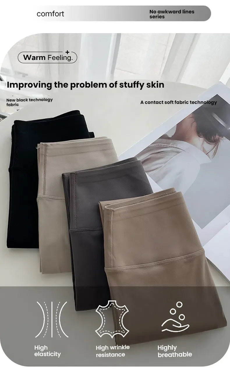 Women's High Waist Stretch Flared Pants