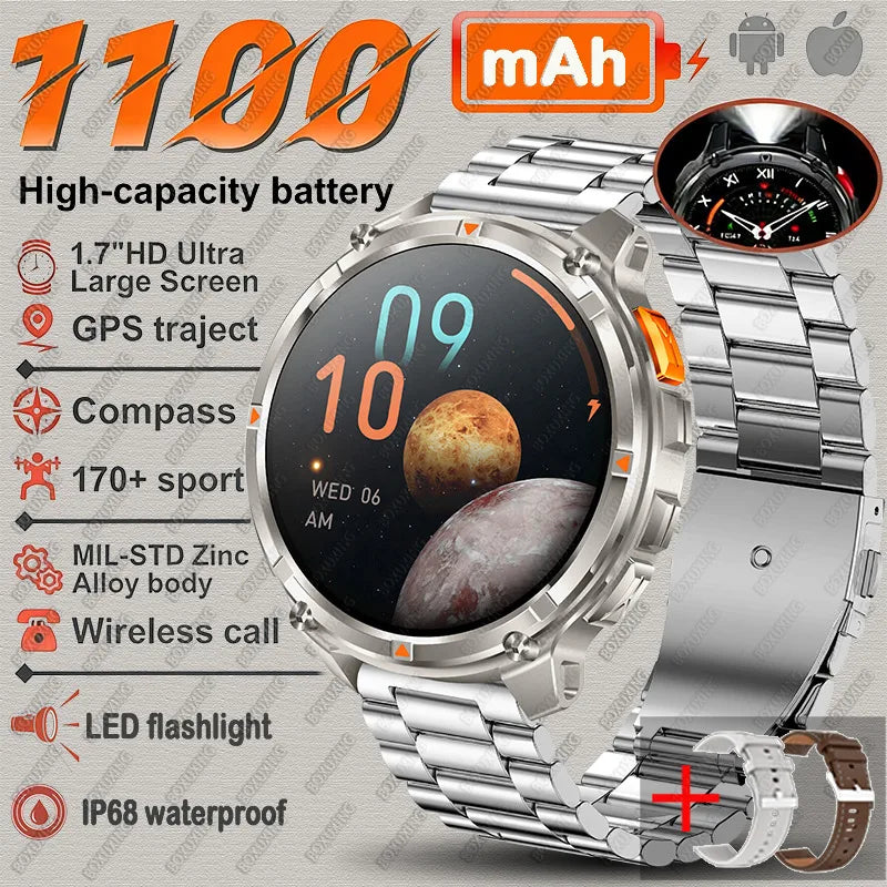 T-REX3 Ultra 1100mAh GPS Smart Watch for Men