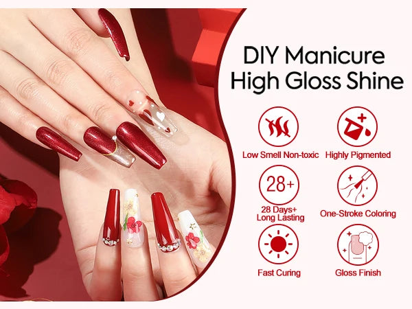 VENALISA 6-Piece Winter Gel Polish Set – HEMA & TPO Free