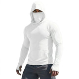 UPF50+ Performance T-Shirt Man Long Sleeve Summer Hoodie Casual Sun Running Quick Dry Sunscreen Fishing Ice Silk Pullover Shirt