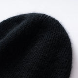 100% Cashmere Beanie Hat – Unisex Knit Winter Cap