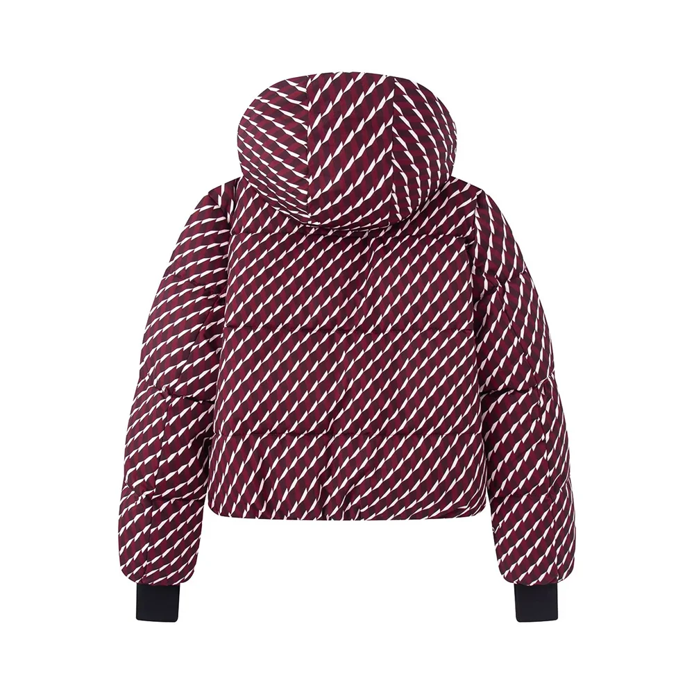 Gemini said Hooded Down Jacket & Flare Pant Set